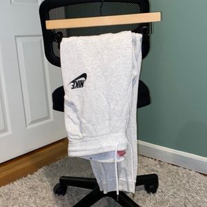 Light grey Nike joggers